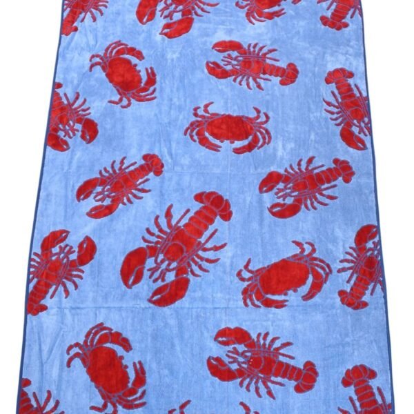 Beach (Jacquard) (500 gsm) - Bath Sheet - Lobsters