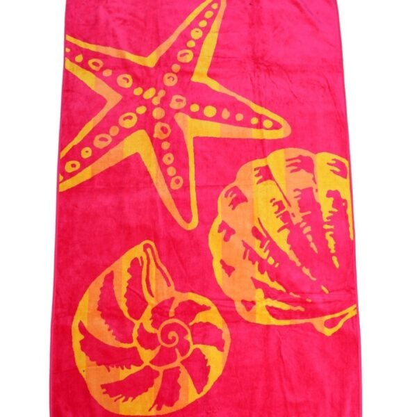 Beach (Jacquard) (500 gsm) - Bath Sheet - Shell-Star