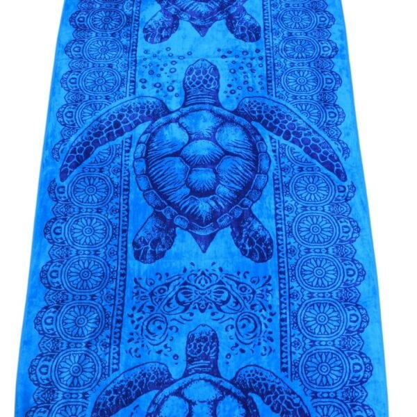 Beach (Jacquard) (500 gsm) - Bath Sheet - Turtle
